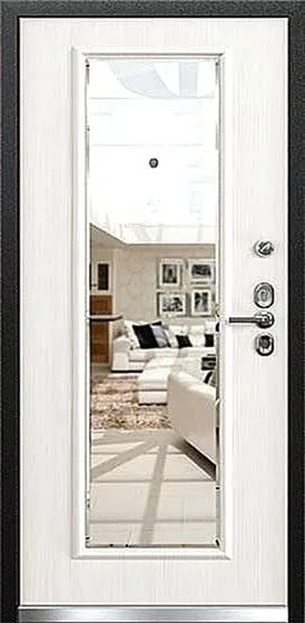 Входная дверь Appolo-19 (Порошковое напыление / Ламинат) - внутренняя сторона