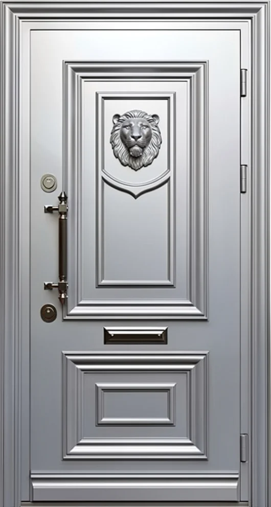 Входная дверь Appolo-22 (Порошковое напыление / МДФ Шпон) - внешняя сторона