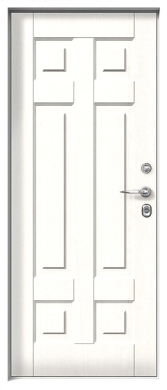 Входная дверь Appolo-25 (Порошковое напыление / МДФ Шпон) - внутренняя сторона