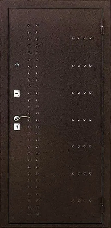 Входная дверь Appolo-26 (Порошковое напыление / МДФ Шпон) - внешняя сторона