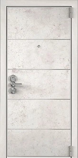 Входная дверь Benjamin-4 (Ламинат / МДФ Шпон) - внешняя сторона