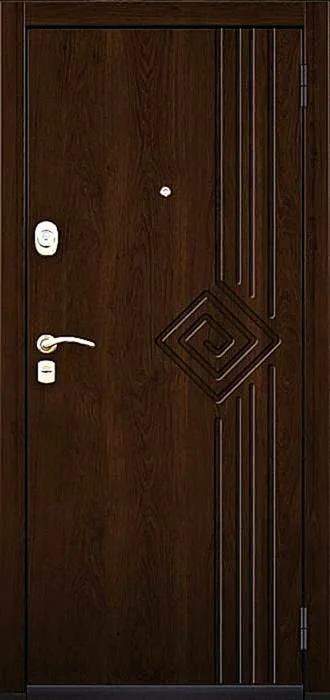 Входная дверь Braver-2 (МДФ Шпон / Порошковое напыление) - внешняя сторона