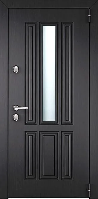 Входная дверь Braver-3 (МДФ Шпон / Порошковое напыление) - внешняя сторона