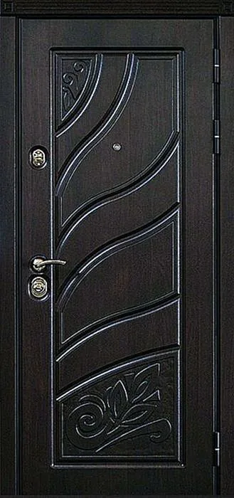 Входная дверь Braver-4 (МДФ Шпон / Порошковое напыление) - внешняя сторона