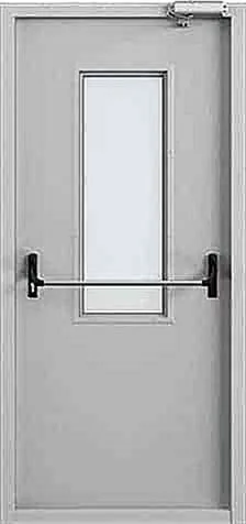 Противопожарная дверь Celsium-60-26 (Противопожарная нитроэмаль) - внутренняя сторона