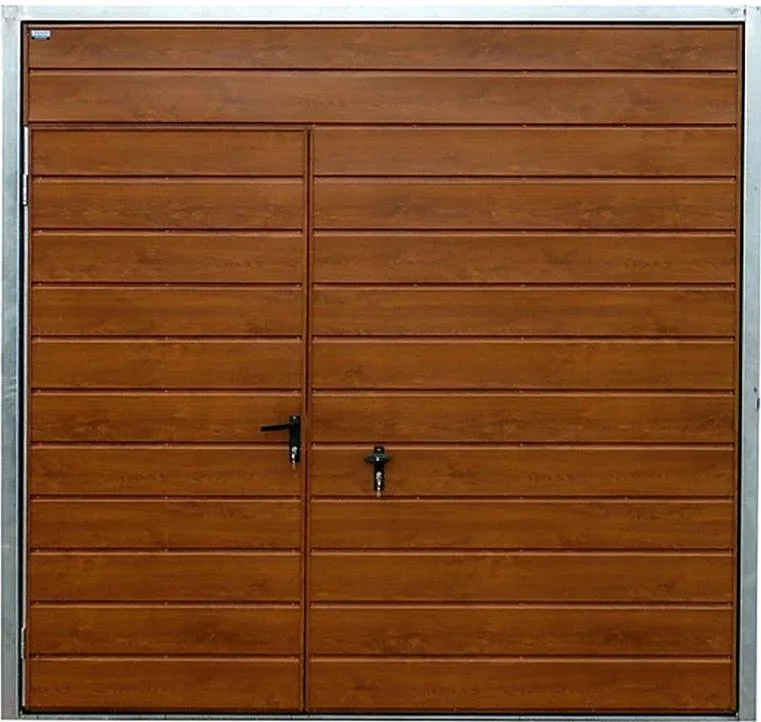 Распашные ворота Commander-1 (Нитроэмаль) - внешняя сторона