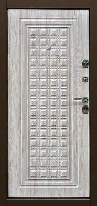 Входная дверь Continental-13 (Порошковое напыление / МДФ Филенчатый) - внутренняя сторона