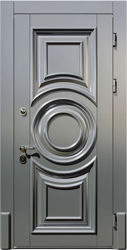 Входная дверь Continental-13 (Порошковое напыление / МДФ Филенчатый) - внешняя сторона