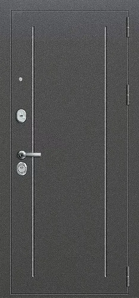 Входная дверь Continental-14 (Порошковое напыление / МДФ Филенчатый) - внешняя сторона