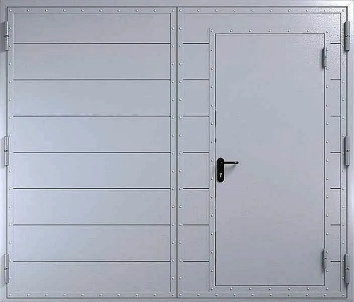 Противопожарные ворота Противопожарные ворота FX-12 - внешняя сторона