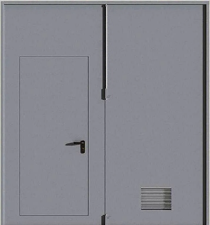 Противопожарные ворота Противопожарные ворота FX-13 - внешняя сторона