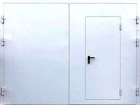 Противопожарные ворота Противопожарные ворота FX-15 - внешняя сторона