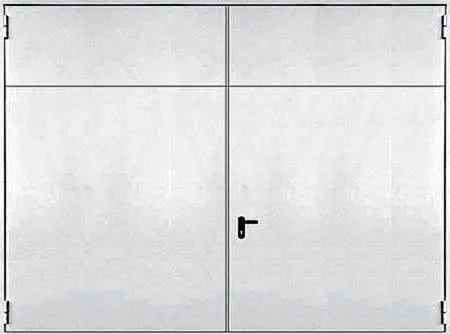 Противопожарные ворота Противопожарные ворота FX-5 - внешняя сторона