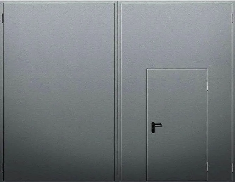 Противопожарные ворота Противопожарные ворота FX-9 - внешняя сторона