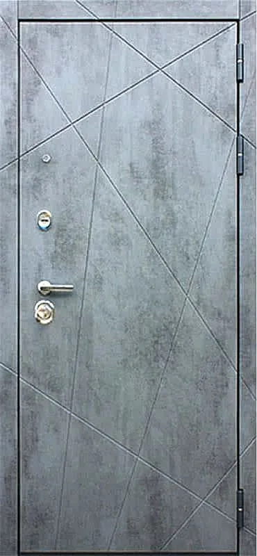 Входная дверь Feuer-3 (Порошковое напыление / Винилискожа) - внешняя сторона