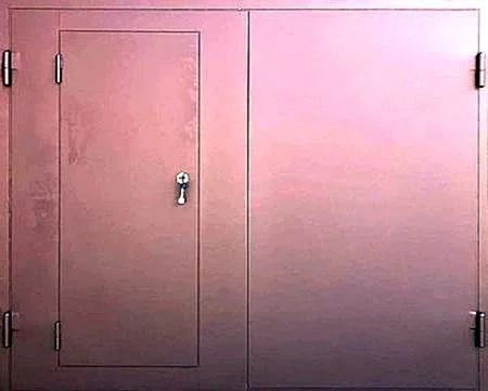 Распашные ворота Распашные ворота GD-12 - внешняя сторона