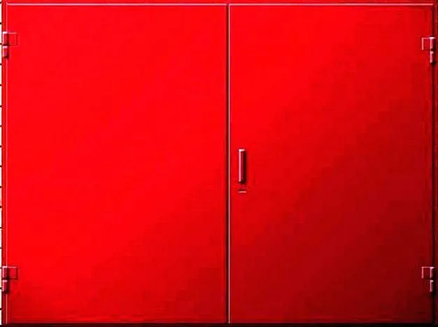 Распашные ворота Распашные ворота GD-17 - внешняя сторона