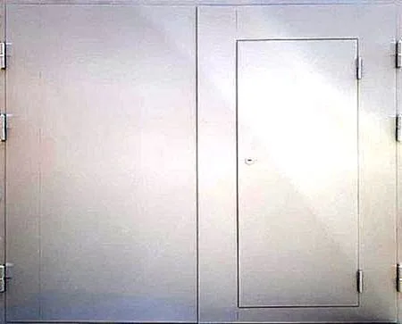 Распашные ворота Распашные ворота GD-18 - внешняя сторона