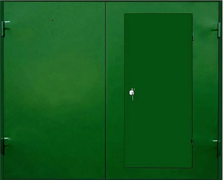 Распашные ворота Распашные ворота GD-9 - внешняя сторона