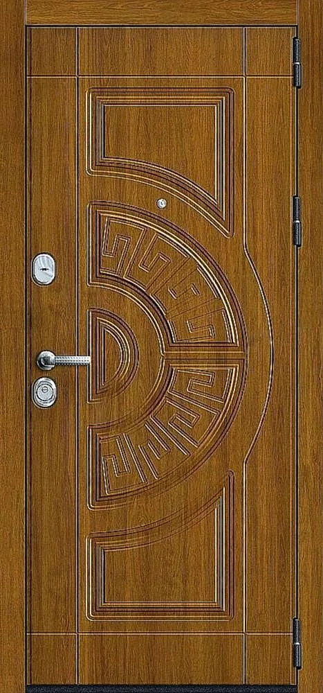 Двери с терморазрывом Дверь с терморазрывом с зеркалом для улицы KS-3 - внешняя сторона