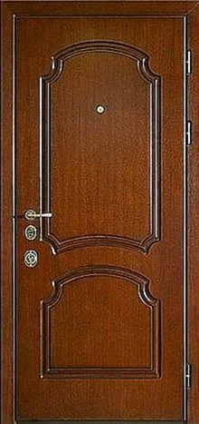 Входная дверь Leon-3 (МДФ Шпон / Порошковое напыление) - внешняя сторона