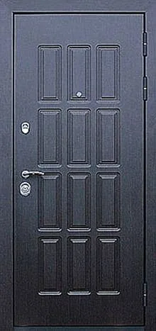 Входная дверь Leon-5 (МДФ Шпон / Порошковое напыление) - внешняя сторона