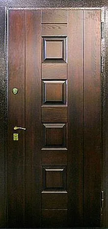 Входная дверь Malachite-7 (МДФ Шпон / МДФ Винорит) - внешняя сторона