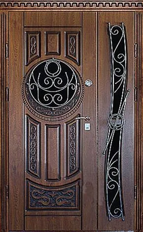 Входная дверь Massive-17 (Массив дерева) - внешняя сторона