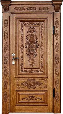 Входная дверь Massive-2 (Массив дерева) - внешняя сторона