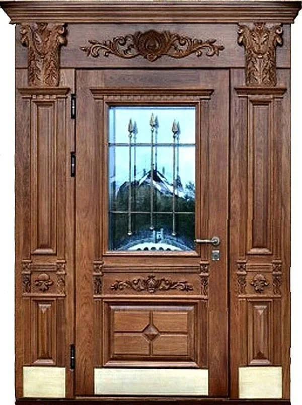 Входная дверь Massive-21 (Массив дерева) - внешняя сторона