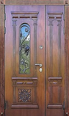 Входная дверь Massive-22 (Массив дерева) - внешняя сторона