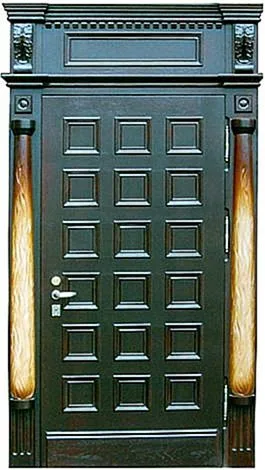 Входная дверь Massive-27 (Массив дерева) - внешняя сторона