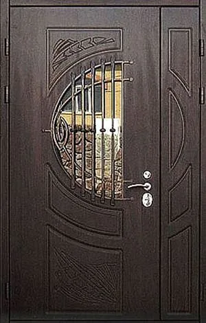 Входная дверь Massive-34 (Массив дерева) - внешняя сторона