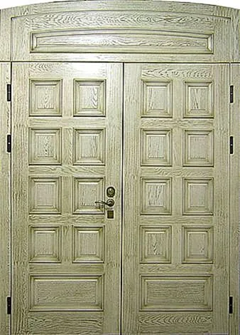 Массив дерева Входная парадная дверь MV-36 - внешняя сторона