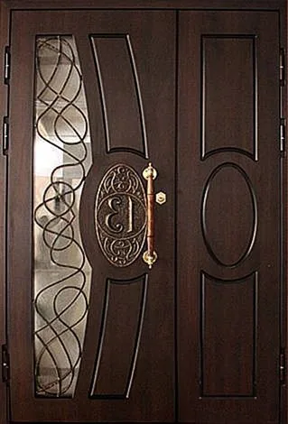 Входная дверь Massive-38 (Массив дерева) - внешняя сторона