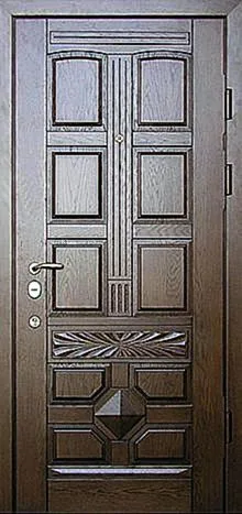 Входная дверь Massive-42 (Массив дерева) - внешняя сторона