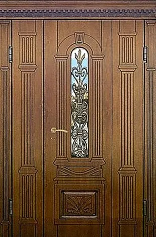 Массив дерева Входная парадная дверь MV-50 - внешняя сторона
