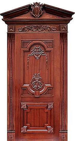 Входная дверь Massive-6 (Массив дерева) - внешняя сторона