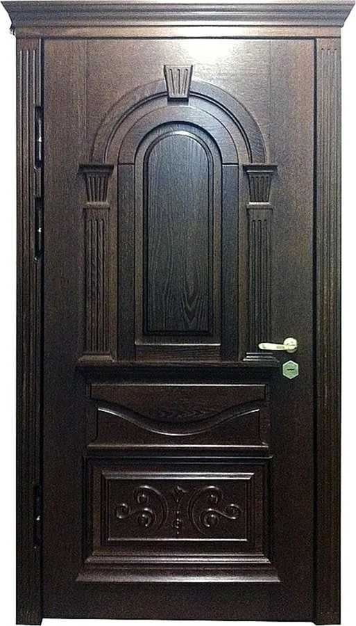 Массив дерева Входная парадная дверь MV-87 - внешняя сторона