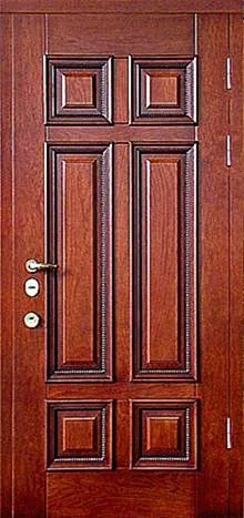 Массив дерева Входная парадная дверь MV-95 - внешняя сторона