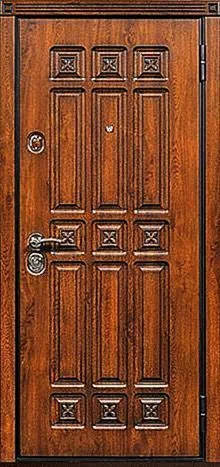 Массив дерева Входная парадная дверь MV-96 - внешняя сторона