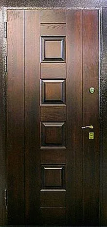 Массив дерева Входная парадная дверь MV-98 - внешняя сторона