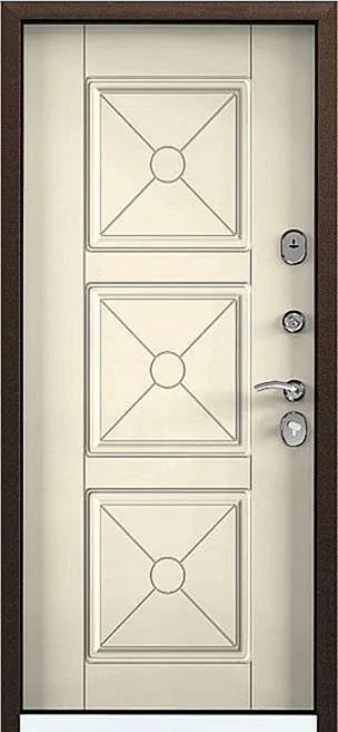 Входная дверь Mercury-12 (Порошковое напыление / МДФ Филенчатый) - внутренняя сторона