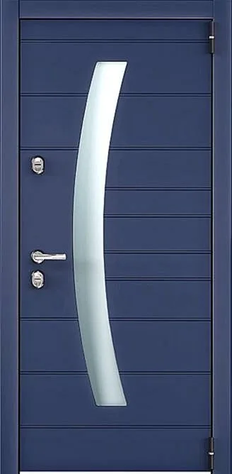 Входная дверь Mercury-16 (Порошковое напыление / МДФ Филенчатый) - внешняя сторона