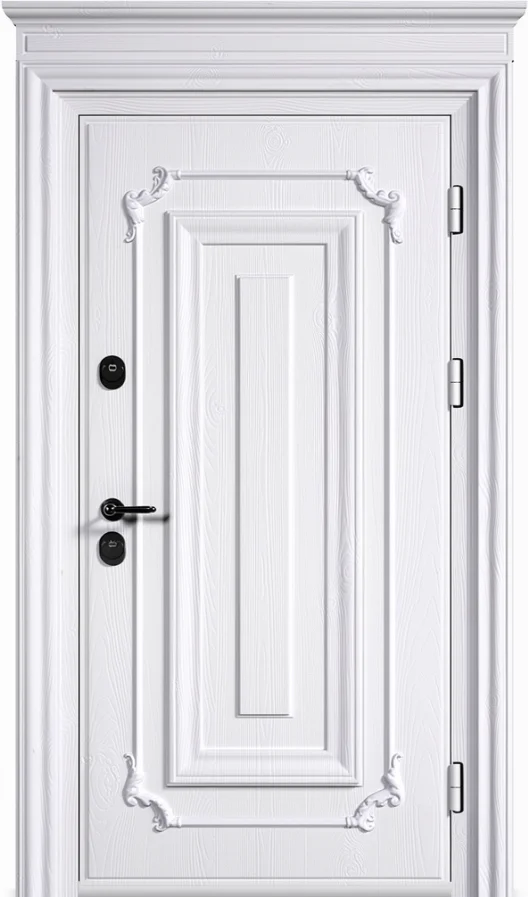 Входная дверь Mercury-5 (Порошковое напыление / МДФ Филенчатый) - внешняя сторона