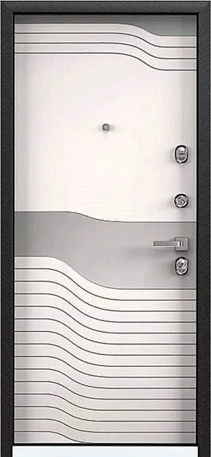 Входная дверь Mercury-8 (Порошковое напыление / МДФ Филенчатый) - внутренняя сторона