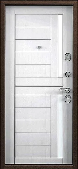 Входная дверь Mesonet-1 (Порошковое напыление / МДФ Шпон) - внутренняя сторона