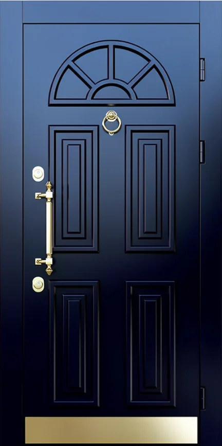 Входная дверь Mesonet-1 (Порошковое напыление / МДФ Шпон) - внешняя сторона