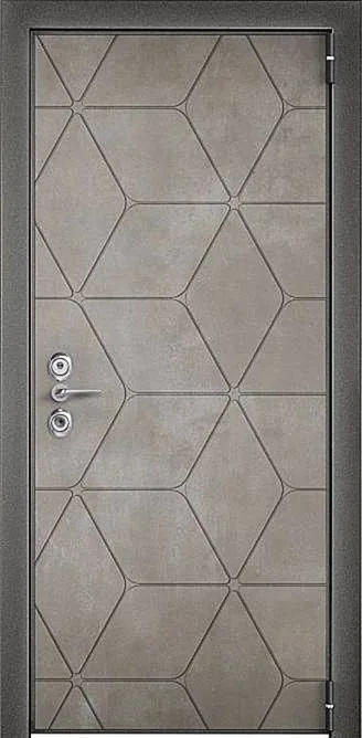 Входная дверь Mesonet-12 (Порошковое напыление / МДФ Винорит) - внешняя сторона