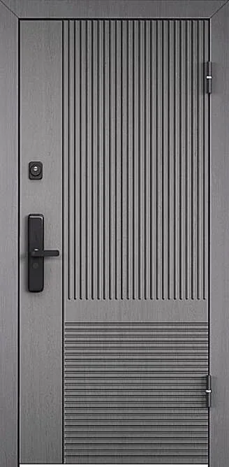 Входная дверь Mesonet-13 (Порошковое напыление / МДФ Винорит) - внешняя сторона